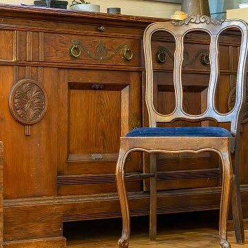 Antique furniture with ornate design